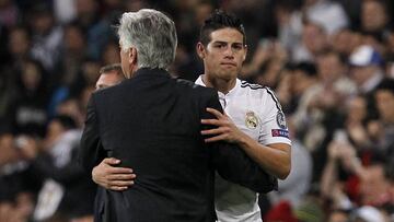 Llamada de Ancelotti a James, clave: "Te necesito aquí"