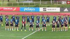 Emotivo minuto de silencio para de la hija de Luis Enrique