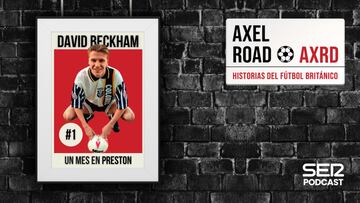 Cartel del primer episodio de &#039;Axel Road: Historias del f&uacute;tbol brit&aacute;nico&#039;.