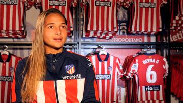 Deyna Castellanos, jugadora del Atl&eacute;tico. 