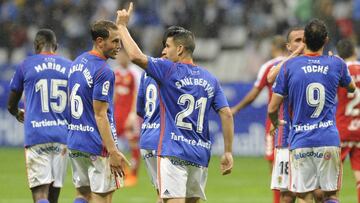 El Oviedo crece desde la defensa