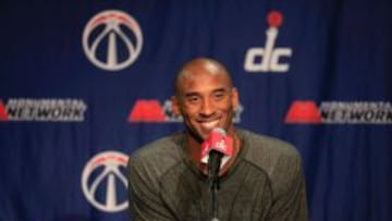 Kobe Bryant, durante una rueda de prensa.