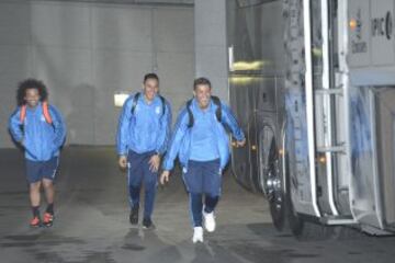 Marcelo, Cristiano Ronaldo y Keylor Navas.