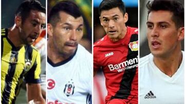 Los 4 chilenos que jugarán la Europa League ya tienen rivales