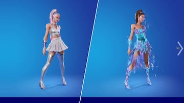 Un vistazo de cerca al skin Ariana Grande y sus dos estilos distintos