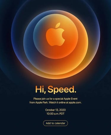 Fecha oficial de la Apple Keynote 2020: el 13 de octubre veremos el iPhone 12
