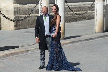 Roberto Carlos y Mariana Luccon.