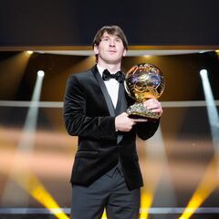 Los looks de Messi en sus ocho Balones de Oro