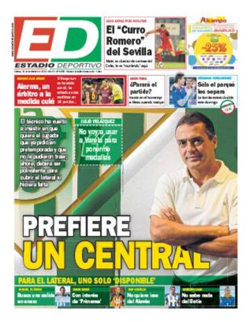 Portadas de la prensa deportiva