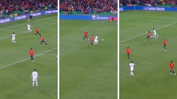 La extraña actitud de Ramos en los tres goles ingleses