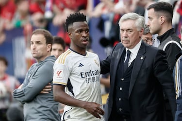 Ancelotti: Vinicius va a mejorar, porque es humilde e inteligente