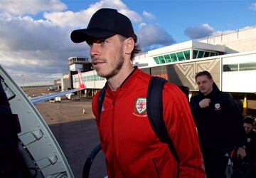 Bale, durante una concentraci&oacute;n con Gales en Tirana (Albania). 