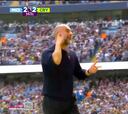 Guardiola se vuelve loco tras la remontada: vean los gestos dirigidos a su propia afición