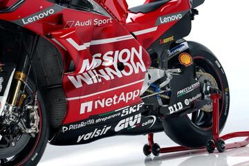 Detalle de la nueva Ducati.