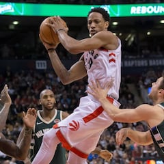DeRozan firma el mejor partido de la historia de los Raptors: ¡52!