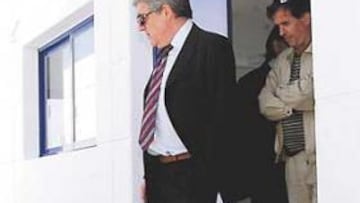 <b>'YA PODÉIS ACABAR'. </b>Dani Sánchez Llibre visitó las obras de la Ciudad Deportiva.