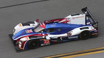 El coche de Alonso en Daytona durante la Sesión 3.