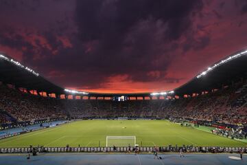 The National Filip II Arena in Skopje.