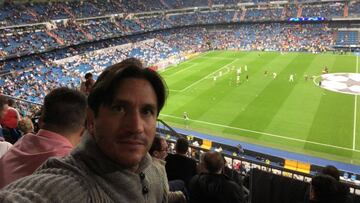 Bruno Marioni visitó el Santiago Bernabéu en su gira europea