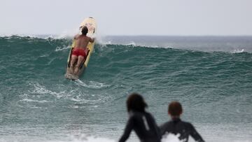 While not pictured in the US, surfing is the main attraction of this year's top beach.