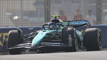 Fernando Alonso (Aston Martin AMR24). Yas Marina, Abu Dhabi. F1 2024.