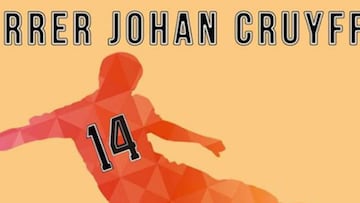 Cartel de la calle Johan Cruyff