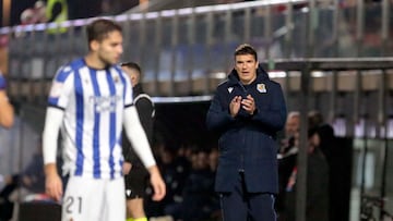 Ion Ansotegi dirigió por primera vez a la Real Sociedad en el partido de Copa ante el Eldense.
