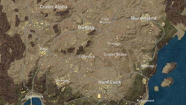 El mapa desértico de PlayerUnknown's Battlegrounds vuelve a mostrarse