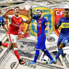 China amenaza de nuevo con sus millones: Messi, Tévez, Alexis...