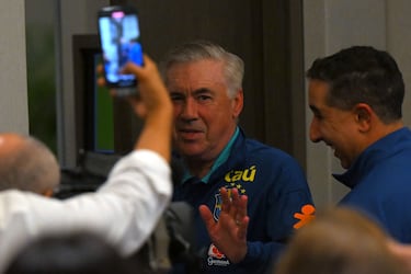 Ancelotti, superestrella en Brasil
