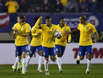 Neymar empató el partido. 1-1.