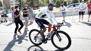 Egan Bernal se ubica en la s&eacute;ptima casilla de la clasificaci&oacute;n general de la Vuelta a Espa&ntilde;a a 4:41 del l&iacute;der.