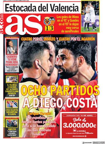 Las portadas de AS de abril