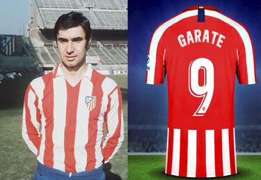 Por el Atlético han pasado grandes 9, pero Gárate es para muchos el mejor. Jugó en el Atlético desde 1966 a 1977. Fino, elegante, fue tres veces máximo goleador del campeonato, aunque compartido con otros jugadores. Disputó 327 encuentros y marcó 137 goles. Ganó tres Ligas, dos Copas y una Intercontinental. Gárate fue, además, un deportista excepcional, modélico en su comportamiento.