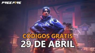 codigos gratis free fire 29 de abril