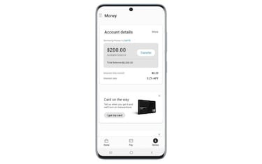 Samsung Money, así es la nueva competidora de la Apple Card