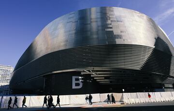 Imagen de la fachada exterior del nuevo Santiago Bernabéu.