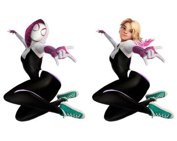 La skin de Spider-Gwen en Fortnite incluye un estilo sin máscara y sin capucha