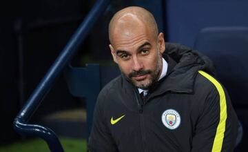 Manchester City's Spanish manager Pep Guardiola