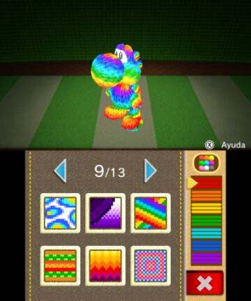 Captura de pantalla - Poochy &amp; Yoshi&#039;s Woolly World (3DS)