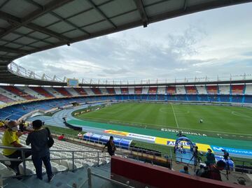 Cerca de 10 mil hinchas acompañaron a la Selección Colombia en su partido ante Argentina por la fecha ocho de las Eliminatorias Sudamericanas.