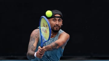 Tennis - Australian Open - Melbourne Park, Melbourne, Australia - January 15, 2026 Australia's Nick Kyrgios during practice REUTERS/Hollie Adams