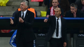 Ancelotti mostró a Zidane como ganar al Bayern en Múnich