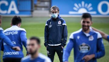 Vázquez quiere más presión por parte del Deportivo