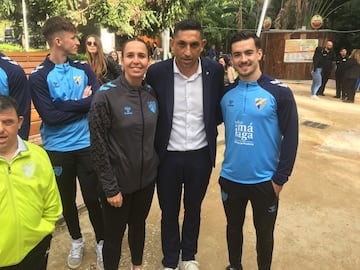 Céspedes, Silvia Mérida, Basti y Ramón.