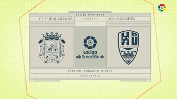 Resumen del Fuenlabrada vs. Logroñés de LaLiga SmartBank