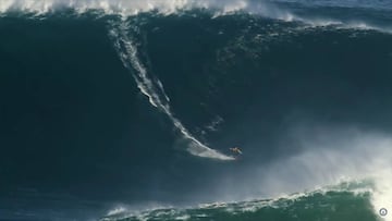 La ola más grande que solo una persona ha surfeado: increíble