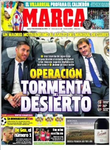 Portadas de la prensa deportiva