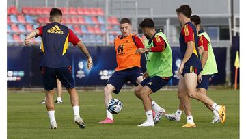 Previa del España-Croacia: Entrenamiento de la Selección Sub-21 (RFEF).