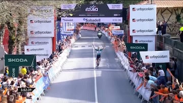 Resumen y resultado de la Vuelta al País Vasco, etapa 4, Beasain - Markina-Xemein